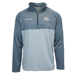 Striped U-State 1/4-Zip Columbia Golf Sweatshirt Men's